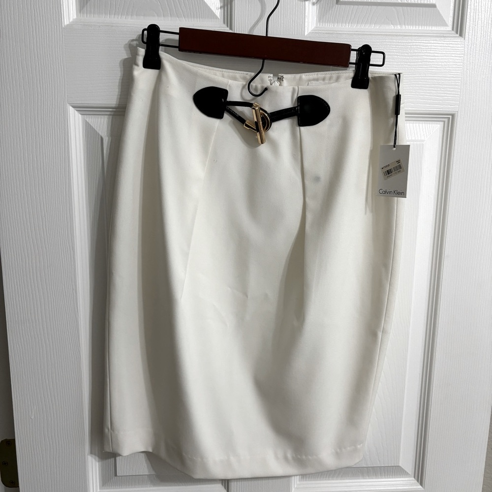Calvin Klein white skirt